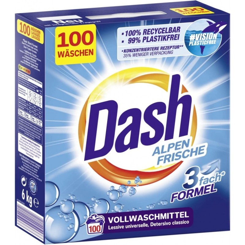 DASH FUSTONE 100 MISURINI CLASSICO IMP. 6kg IMBALLI INTERI X 1