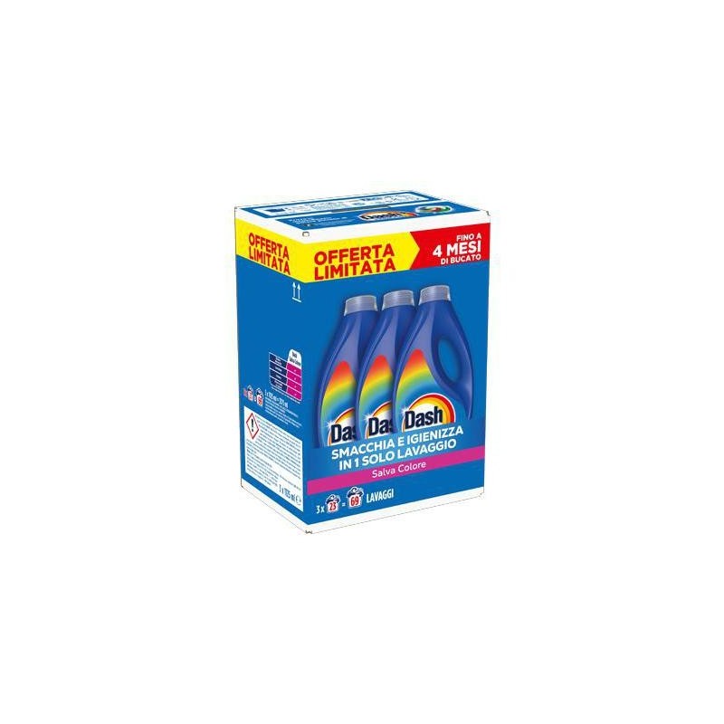 DASH LIQUIDO COLORE 3X23 LAVAGGI
