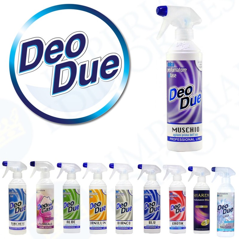 DEO DUE TALCATO 500 ml  PROFUMATORE SPRAY IMBALLI INTERI X 6