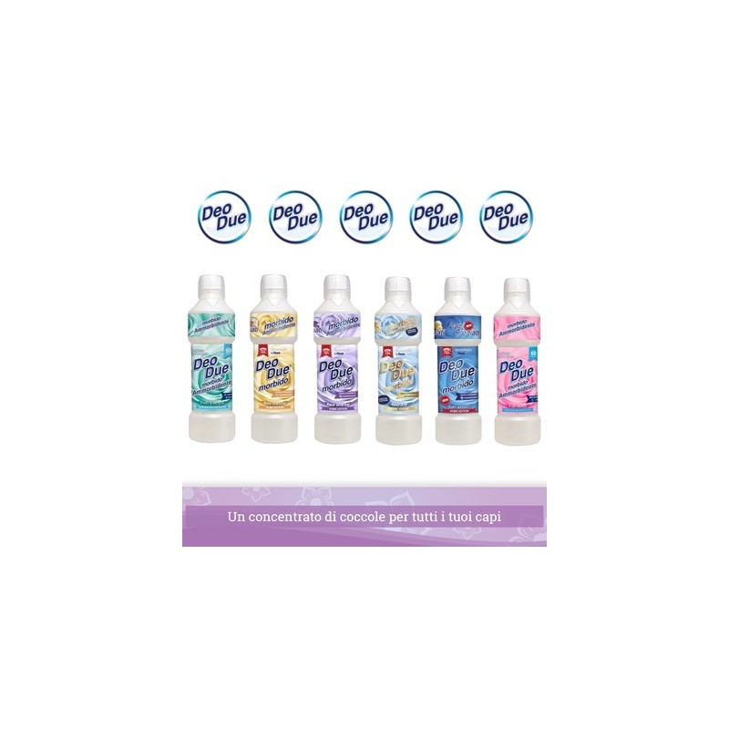 DEODUE AMMORBIDENTE 1LT 50LAV FIORI D'ACQUA IMBALLI INTERI X 6