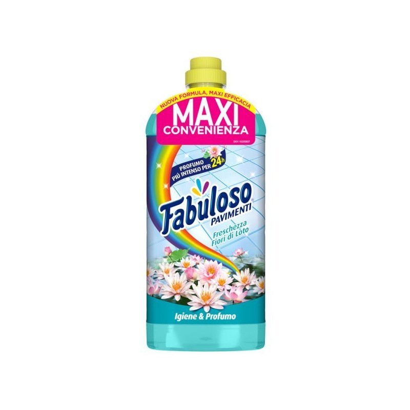 FABULOSO PAVIMENTI 1,25LT FIOR DI LOTO IMBALLI INTERI X 12