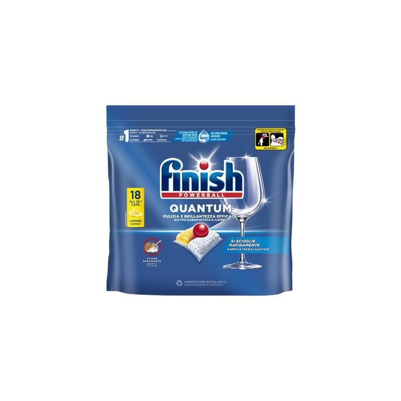 FINISH QUANTUM ALLIN1 LEMON TABS X 18 PZ