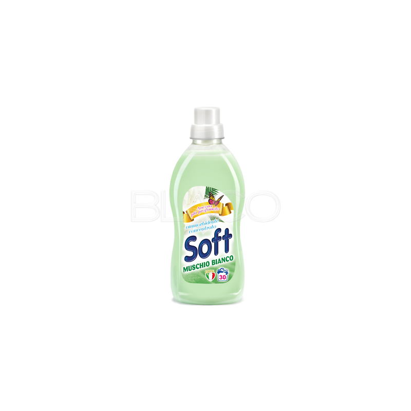 SOFT AMMORBIDENTE CONC. 750ML MUSCHIO BIANCO IMBALLI INTERI X 12