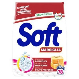 SOFT DET. POLVERE LAV. 78 MISURINI MARSIGLIA IMBALLI INTERI X 1