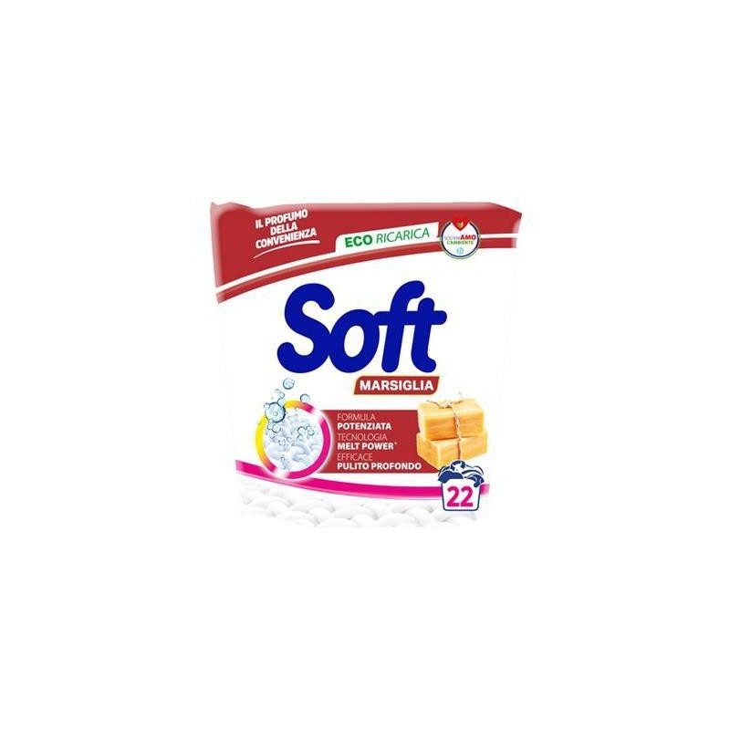 SOFT LAV.22 MISURINI RICARICAMARSIGLIA KG.1,100