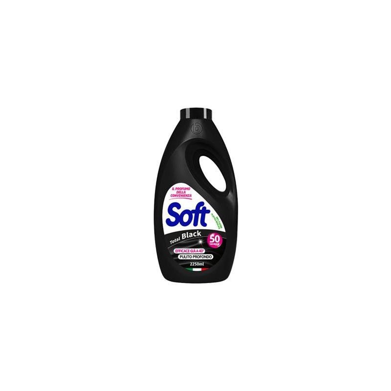 SOFT LIQUIDO LT.2,25 LAVATRICE TOTAL BLACK 45 LAVAGGI