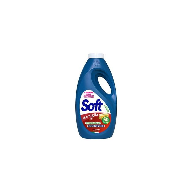 SOFT LIQUIDO MARSIGLIA 50 LAVAGGI DETERSIVO MANI/LAVATRICELT.2,250