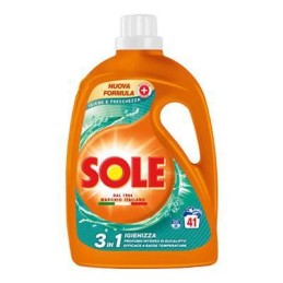 SOLE LAVATRICE LIQUIDO 41 MISURINI IGIENIZZANTE IMBALLI INTERI X 8