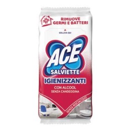 ACE SALVIETTINE IGIENIZZANTI CON ALCOOL SENZA CANDEGGINA X40