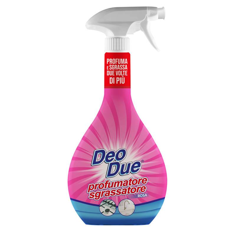 DEO DUE SGRASSATORE PROFUMATORE ROSA        600 ML IMBALLI INTERI X 6