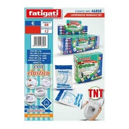 FATIGATI COPRIWATER MONOUSO TNT CON ELASTICO 10PZ IMBALLI INTERI X 12