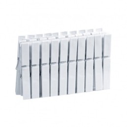 FATIGATI MOLLETTE POLIPRO. 20PZ BIANCA IMBALLI INTERI X 24