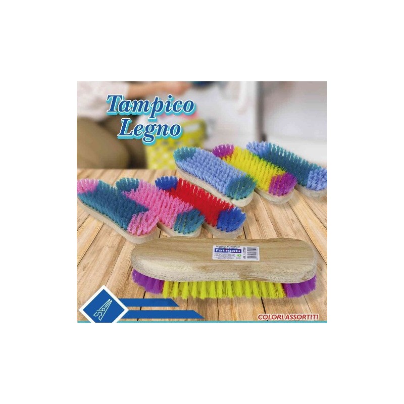 FATIGATI SPAZZOLA TAMPICO MANICO LEGNO IMBALLI INTERI X 24