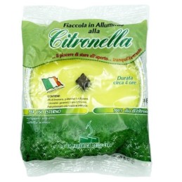 FIACCOLA ALLUMINIO CITRONELLA SMALL 4H 11CM IMBALLI INTERI X 60