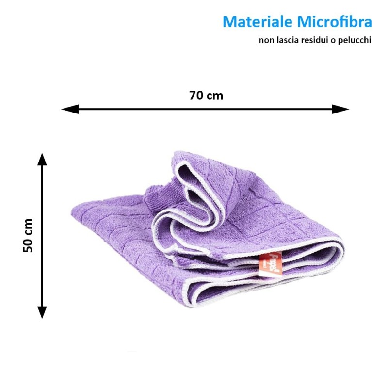 IGEA PANNO PAVIMENTI A PELO ALTO MORBIDO MICR. 50X70 IMBALLI INTERI X 12