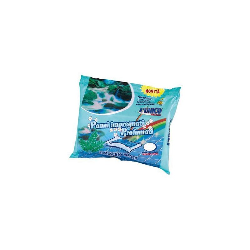L'UNICO PANNI X 20 IMPREGNATI MUSCHIO BIANCO