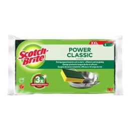 SCOTCH BRITE SPUGNA POWER CLASSIC XXL X 6 PZ