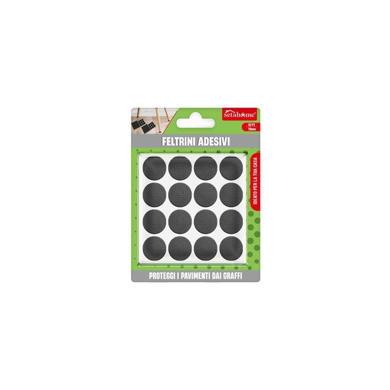 SETAHOME FELTRINI ROTONDI ADESIVI MM.19 X 32 PZ