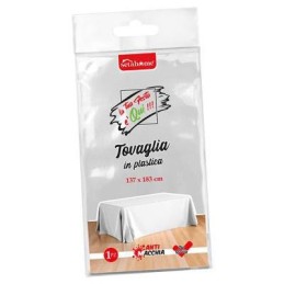 SETAHOME TOVAGLIA PLASTICA BIANCA CM.137X183