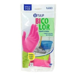 TULIP GUANTI FELPATI BICOLOR MEDIUM MIS.7-7,5 TTBC