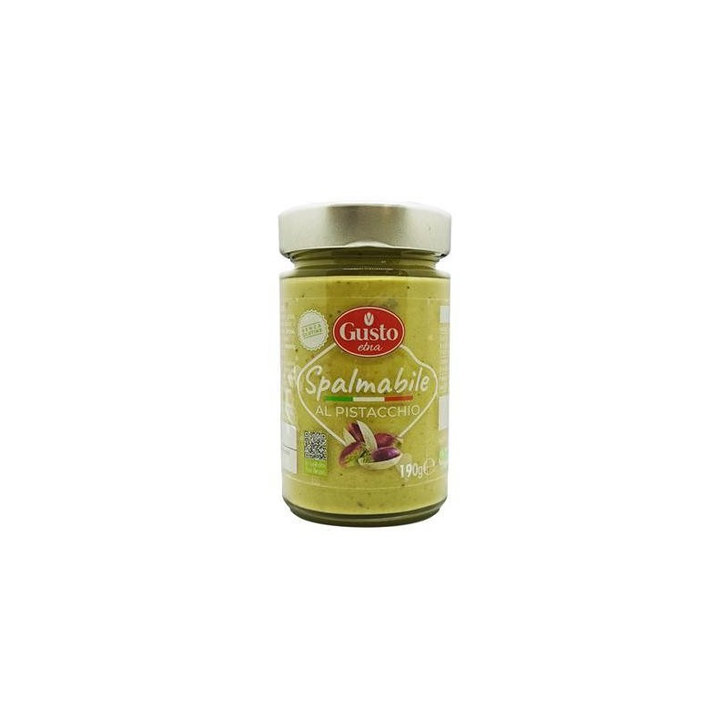 GUSTO ETNA SPALMABILE PISTACCHIO GR190 VASO VETRO