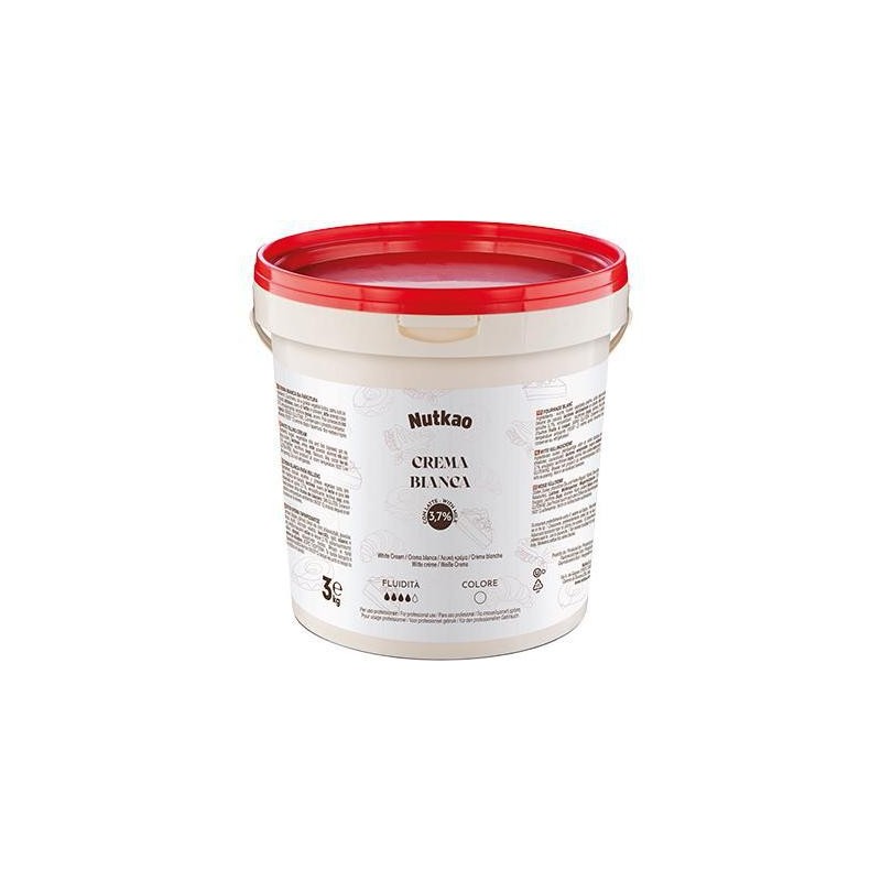NUTKAO KG.3 SECCHIO CREMA BIANCA 7%