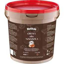 NUTKAO KG.3 SECCHIO CREMA CACAO CON 7% NOCCIOLE
