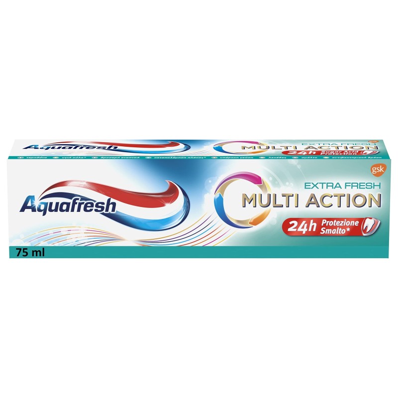 AQUAFRESH DENTIFRICIO MULTI/ACTION 75 ML EXTRAFRESH IMBALLI INTERI X 12