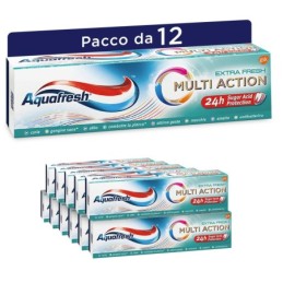 AQUAFRESH DENTIFRICIO MULTIACTION CLASSICO 75 ML IMBALLI INTERI X 12