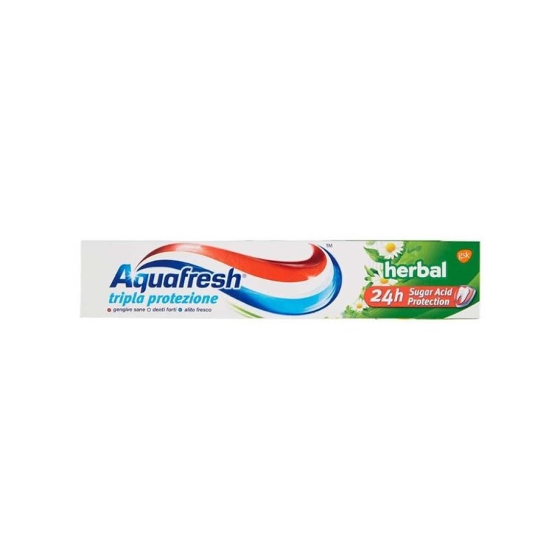 AQUAFRESH DENTIFRICIO TRIPLA PROT. HERBAL 75 ML IMBALLI INTERI X 12