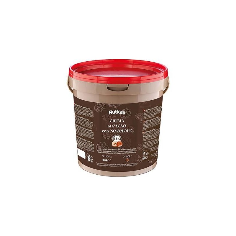 NUTKAO SECCHIO CREMA NOCCIOLAFORNO KG.6