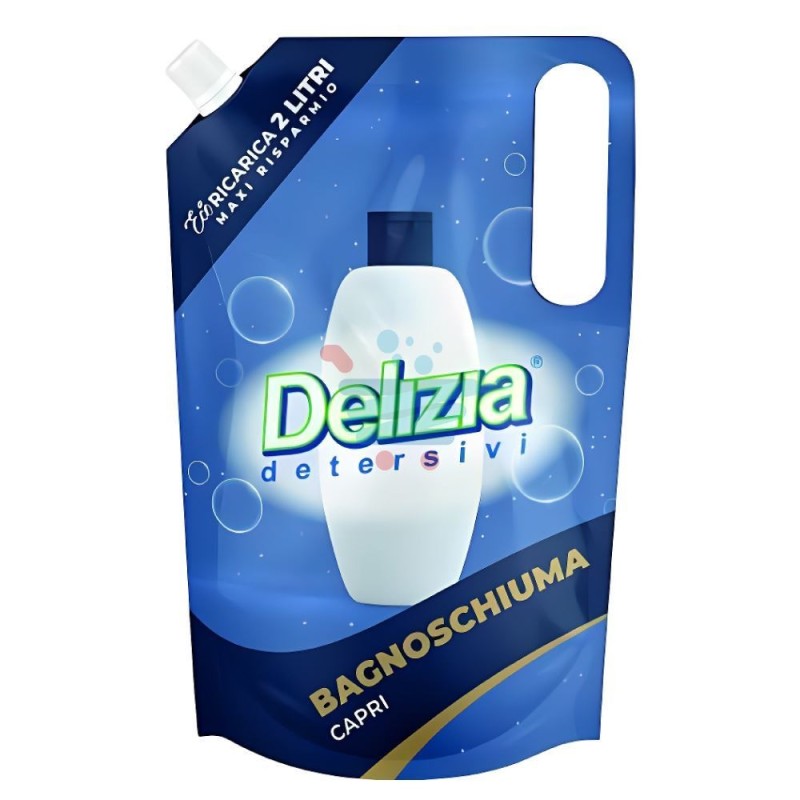 DELIZIA BAGNO SCHIUMA ECORICARICA 2LT CAPRI IMBALLI INTERI X 6