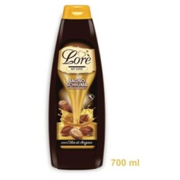LORE BAGNOSCHIUMA ARGAN 700 ML IMBALLI INTERI X 12