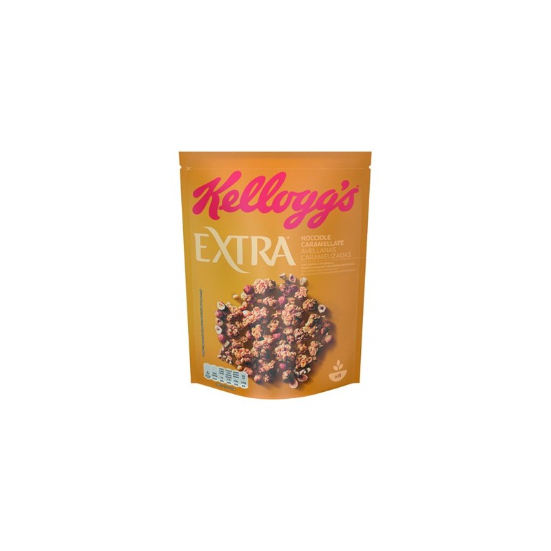 KELLOGG'S EXTRA NOCCIOLE CARAMELLATE GR 375