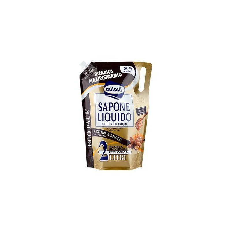 MILMIL SAPONE LIQ.BUSTA 2LT ARGAN