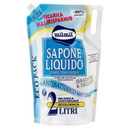 MILMIL SAPONE LIQ.BUSTA 2LT NATUR.