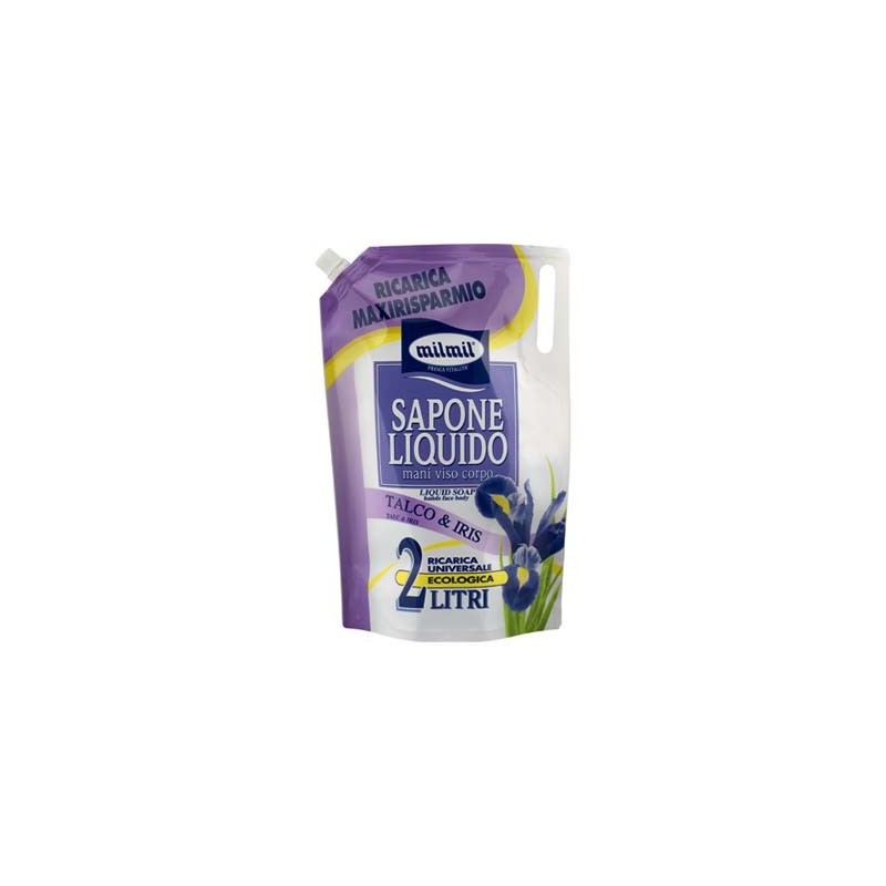 MILMIL SAPONE LIQ.BUSTA 2LT TALCO