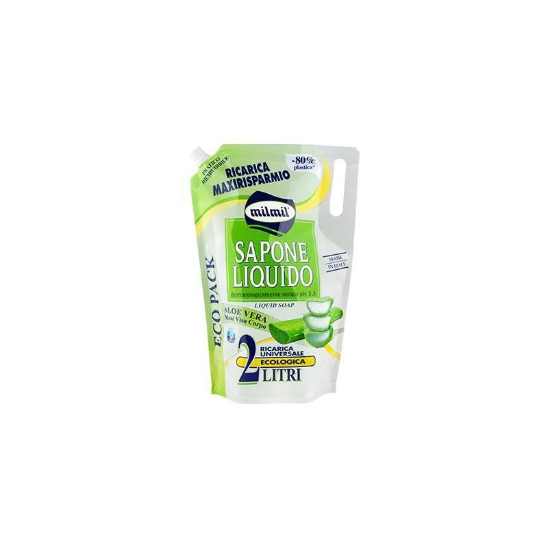 MILMIL SAPONE LIQUIDO BUSTA LT.2 ALOE