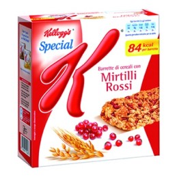 KELLOGG'S SP.K BARRETTE X 6 FRUTTI ROSSI