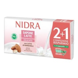 NIDRA SAPONE LATTE DI MANDORLEGR.90 2+1