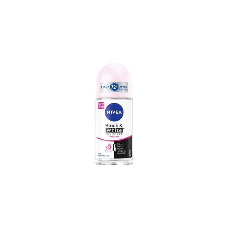 NIVEA DEO ROLL ON BLAKE & WHITE ML.50