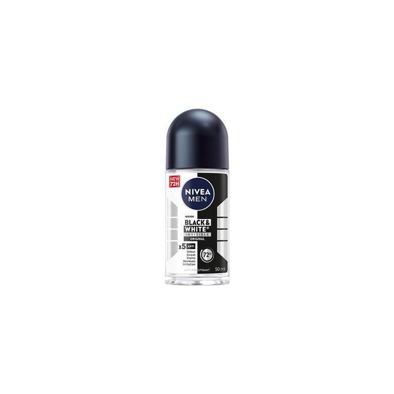 NIVEA DEO ROLL ON F/M BLACK &WHITE ML.50