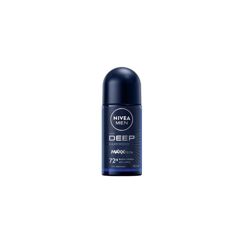 NIVEA DEO ROLL ON MEN DEEP SUPERBLACK ML.50