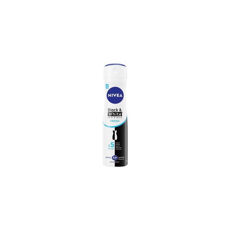 NIVEA DEO SPRAY BLACK&WHITE ML.150 INVISIBLE FRESH