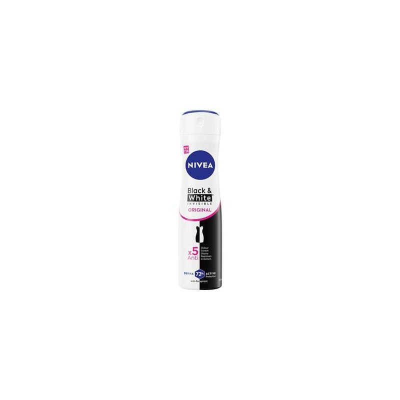 NIVEA DEO SPRAY BLACK&WHITE ML.150 INVISIBLE ORIGINAL