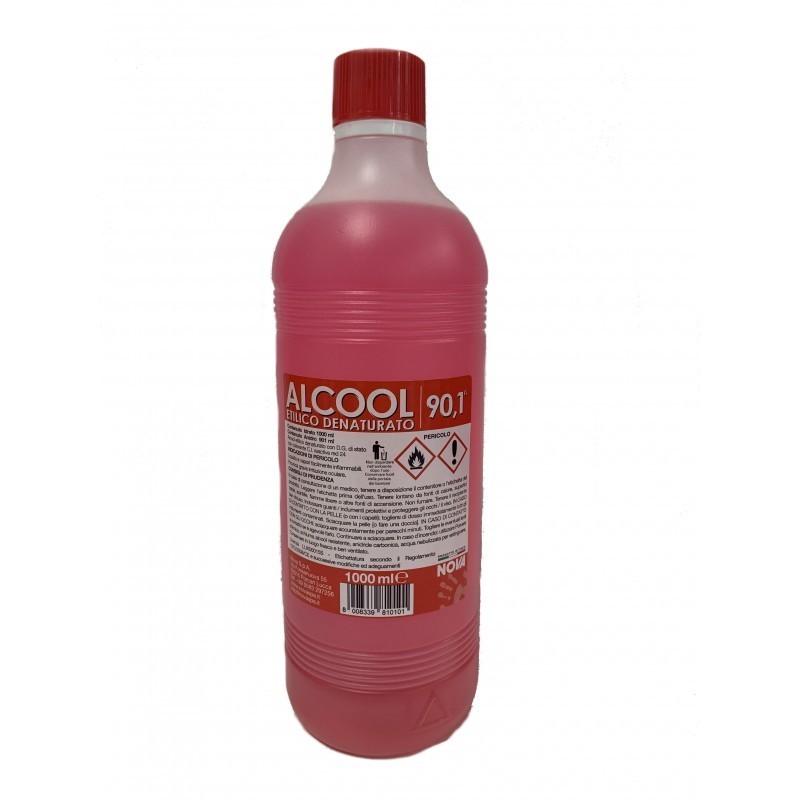 PHARMASAN ALCOOL ETILICO DEN. 90° 1L IMBALLI INTERI X 20