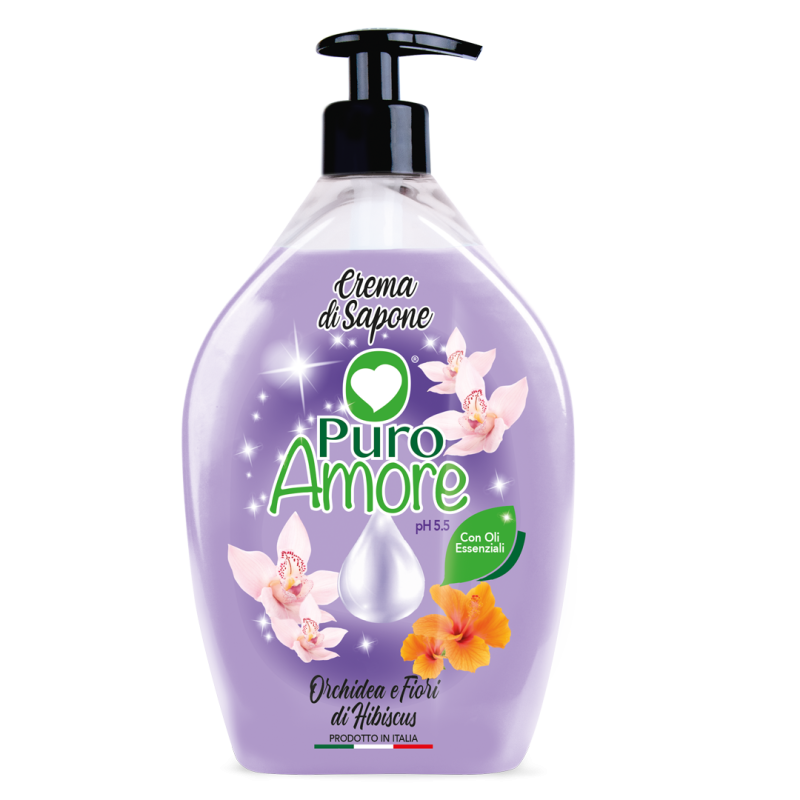 PURO AMORE SAP.LIQ. 750 ML ORCHIDEA E HIBISCUS IMBALLI INTERI X 12