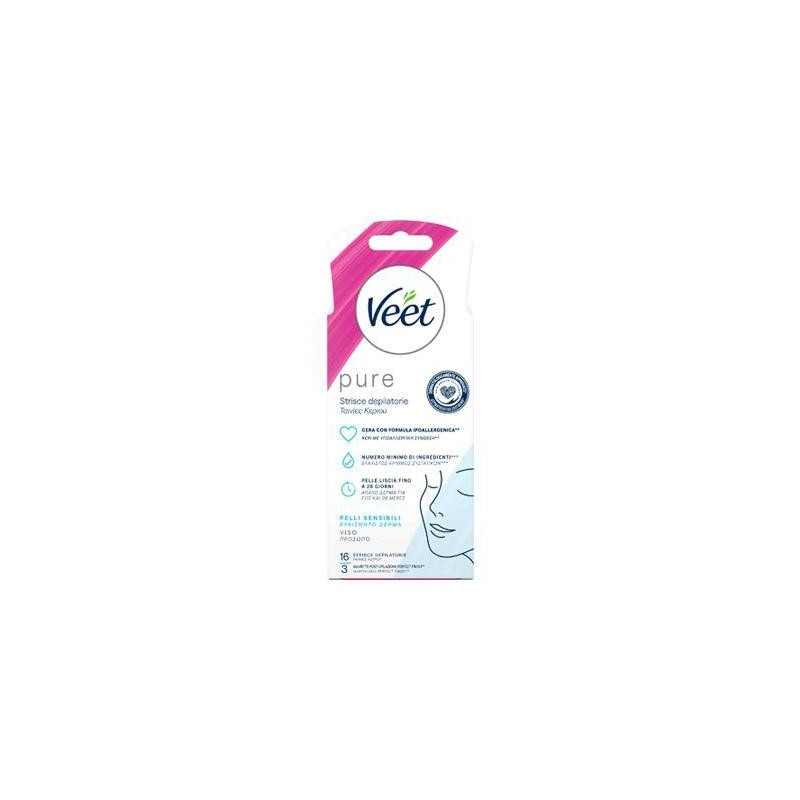 VEET STRISCE DEPILATORIE VISOPURE X 16 PZ
