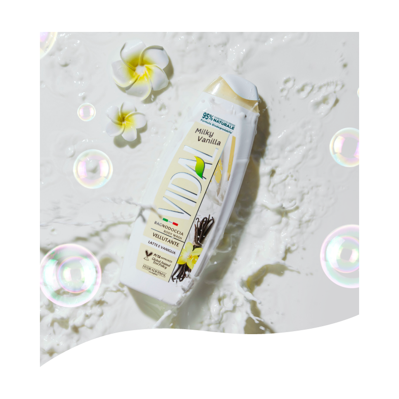 VIDAL BAGNO SCHIUMA 500 ML LATTE E VANIGLIA IMBALLI INTERI X 12