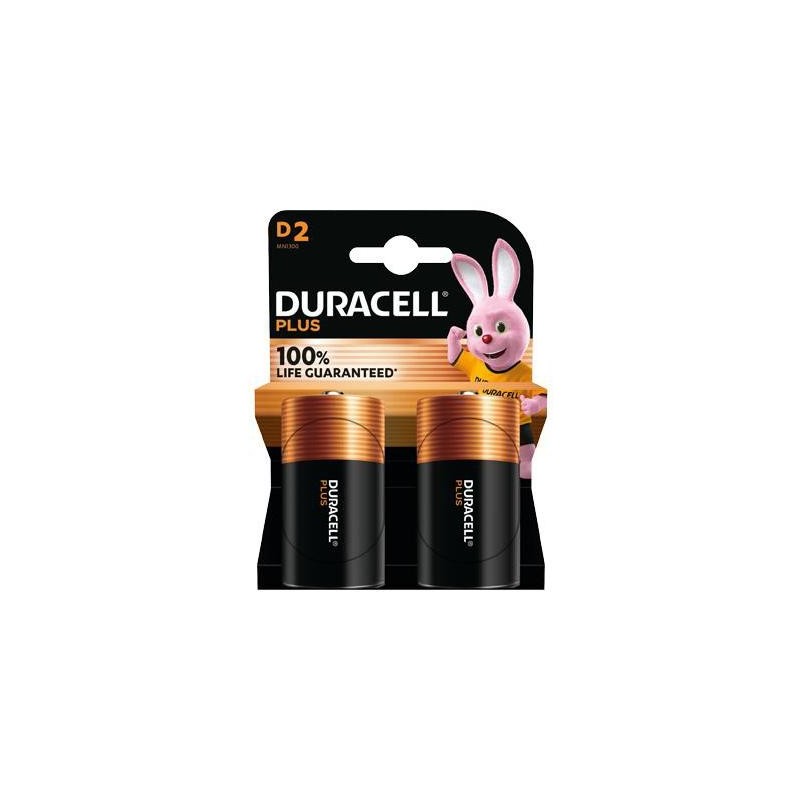 DURACELL PLUS POWER 100 TORCIA X 2